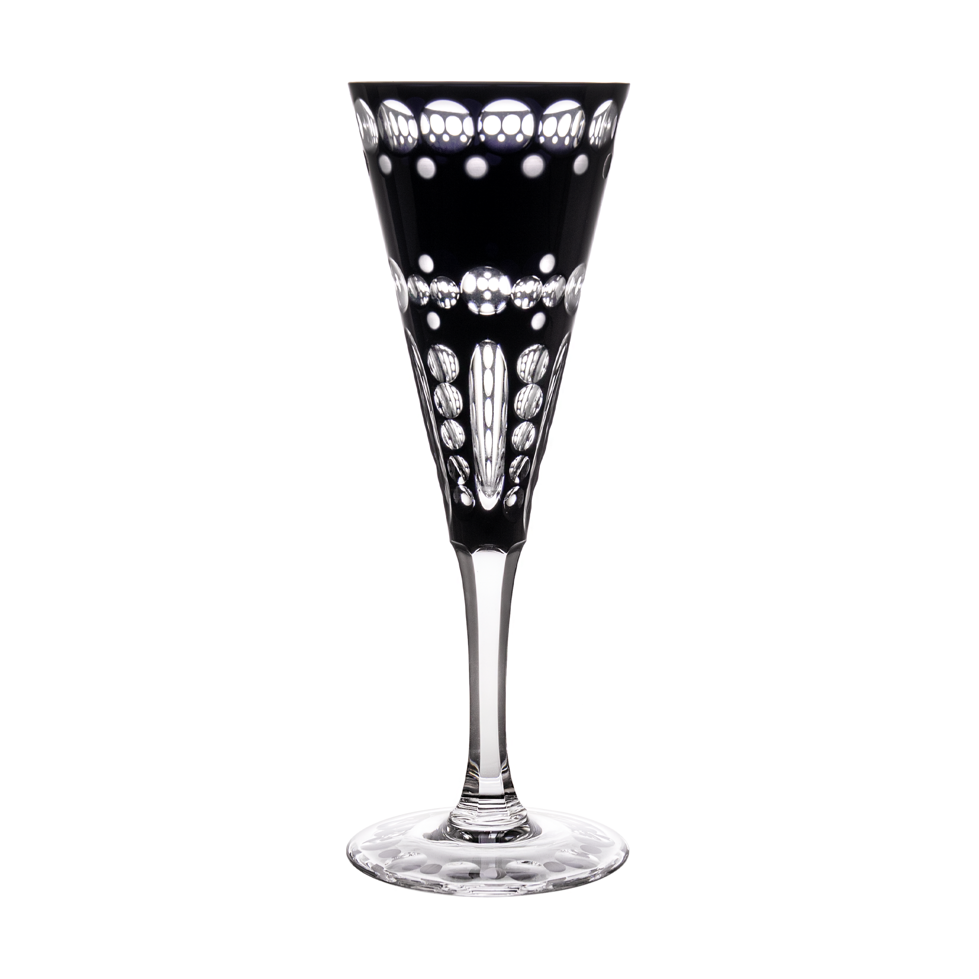 William Yeoward - Jenkins Ernestine Black Champagne Flute