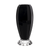 Ralph Lauren Lucille Double Cased Black Vase 10.4 in