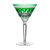 Clarendon Green Martini Glass