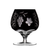 Marsala Black Brandy Glass