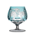 Marsala Turquoise Brandy Glass