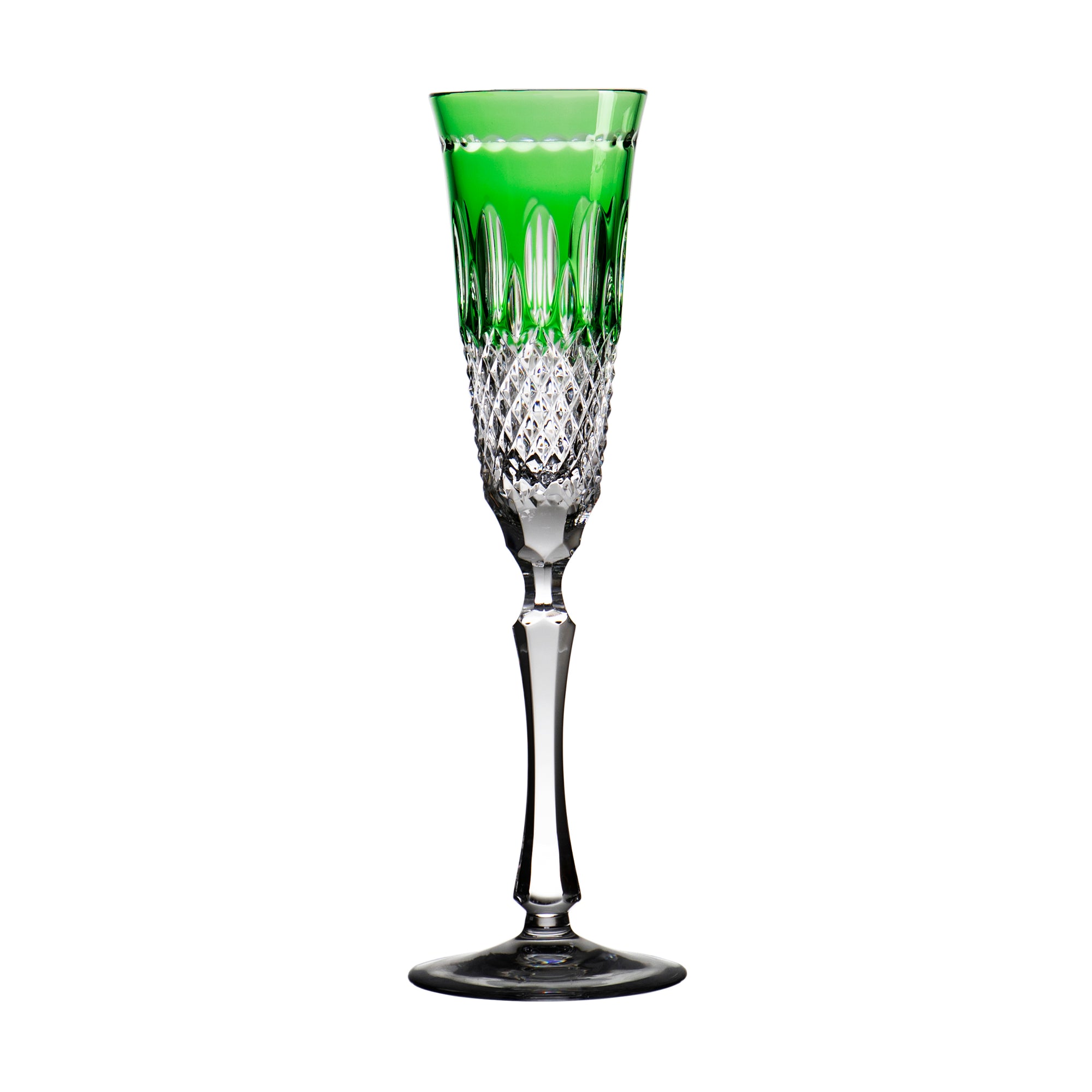 Majesty Green Champagne Flute