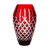 Waterford Araglin Prestige Ruby Red Vase 9.1 in