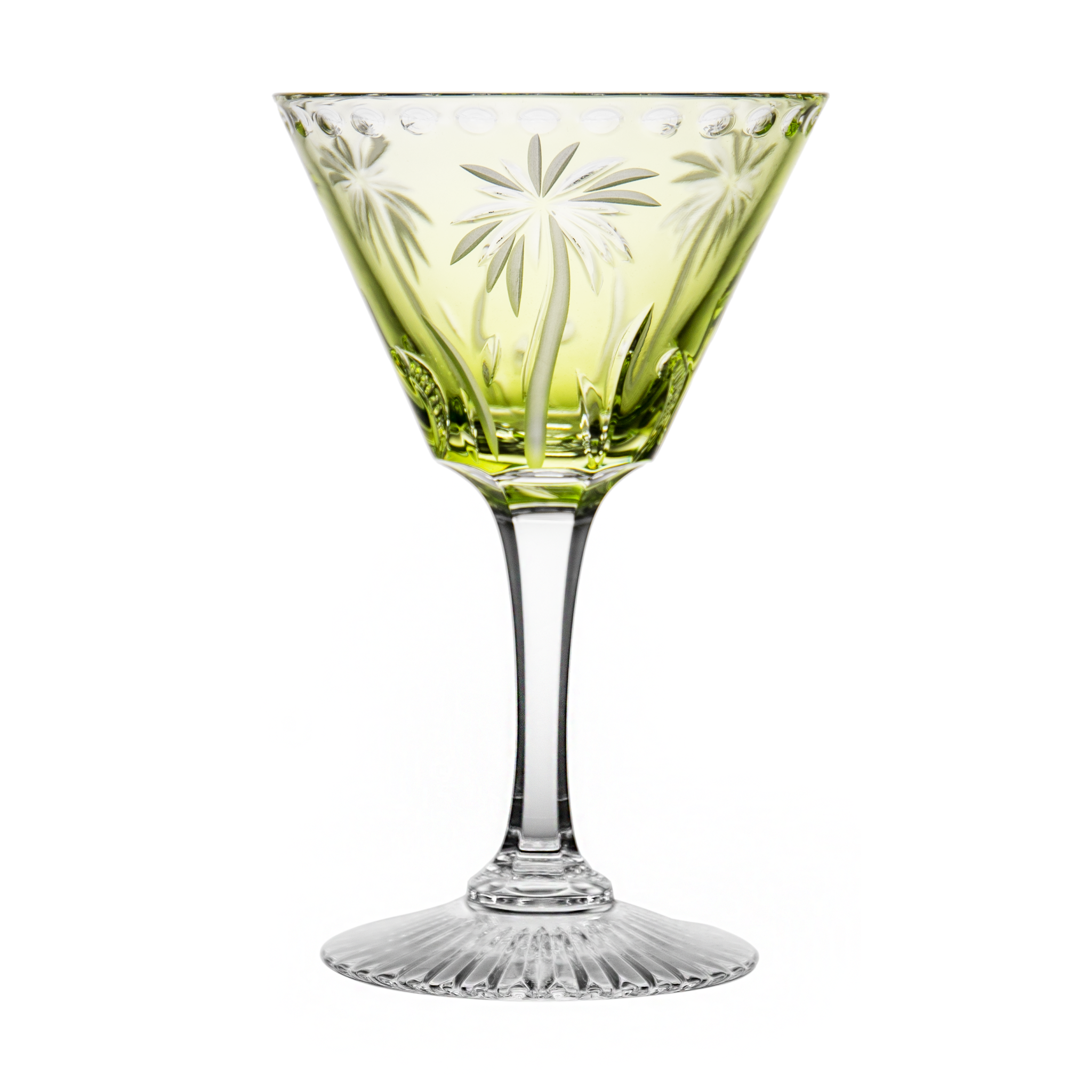 William Yeoward - Jenkins Alexis Light Green Martini Glass - Ajka