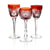 Ajka Crystal Easter Stemware Set of 3