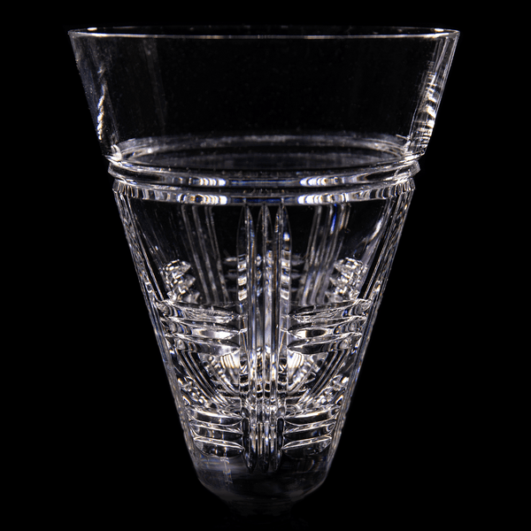 Ajka Crystal Glen Plaid Stemware Collection of 4