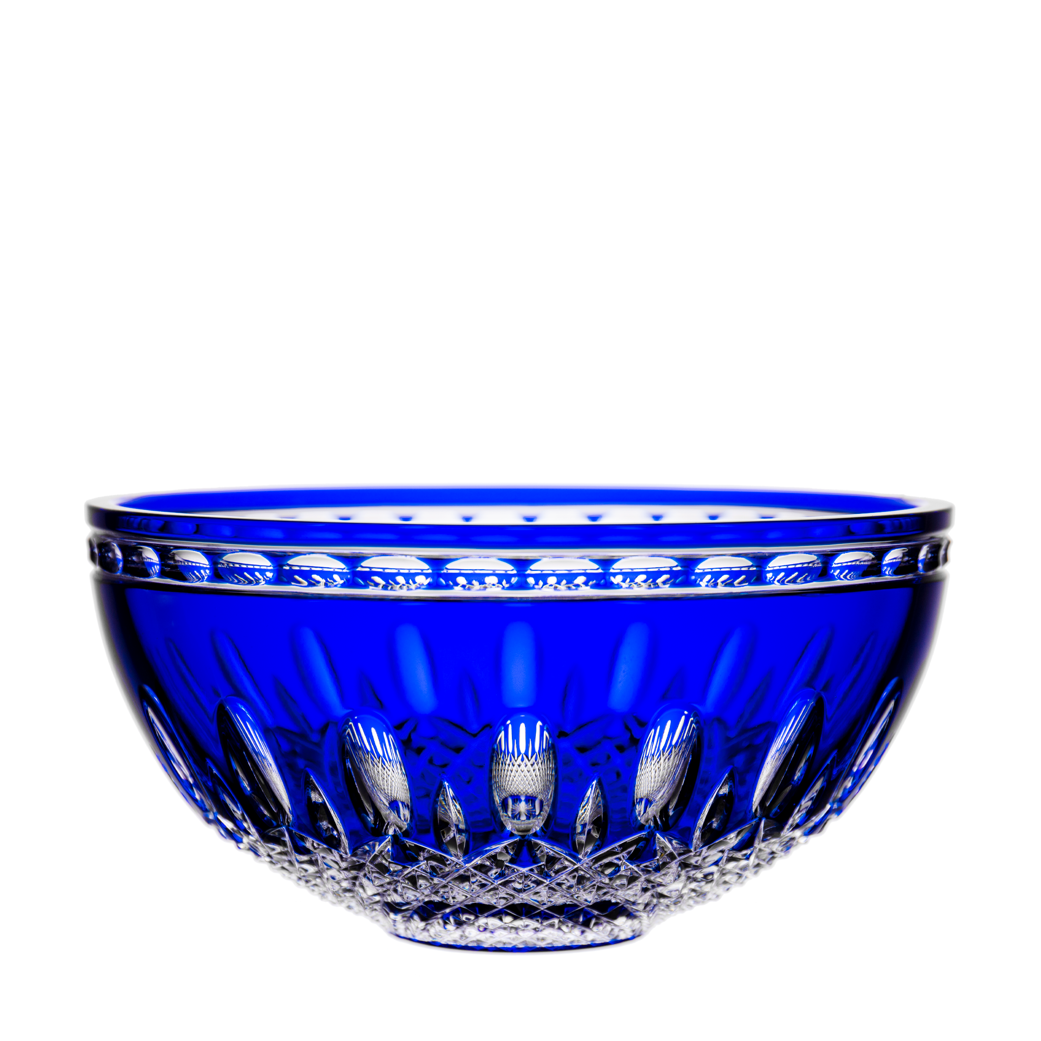 Waterford Clarendon Blue Bowl 9.1 in - Ajka Crystal
