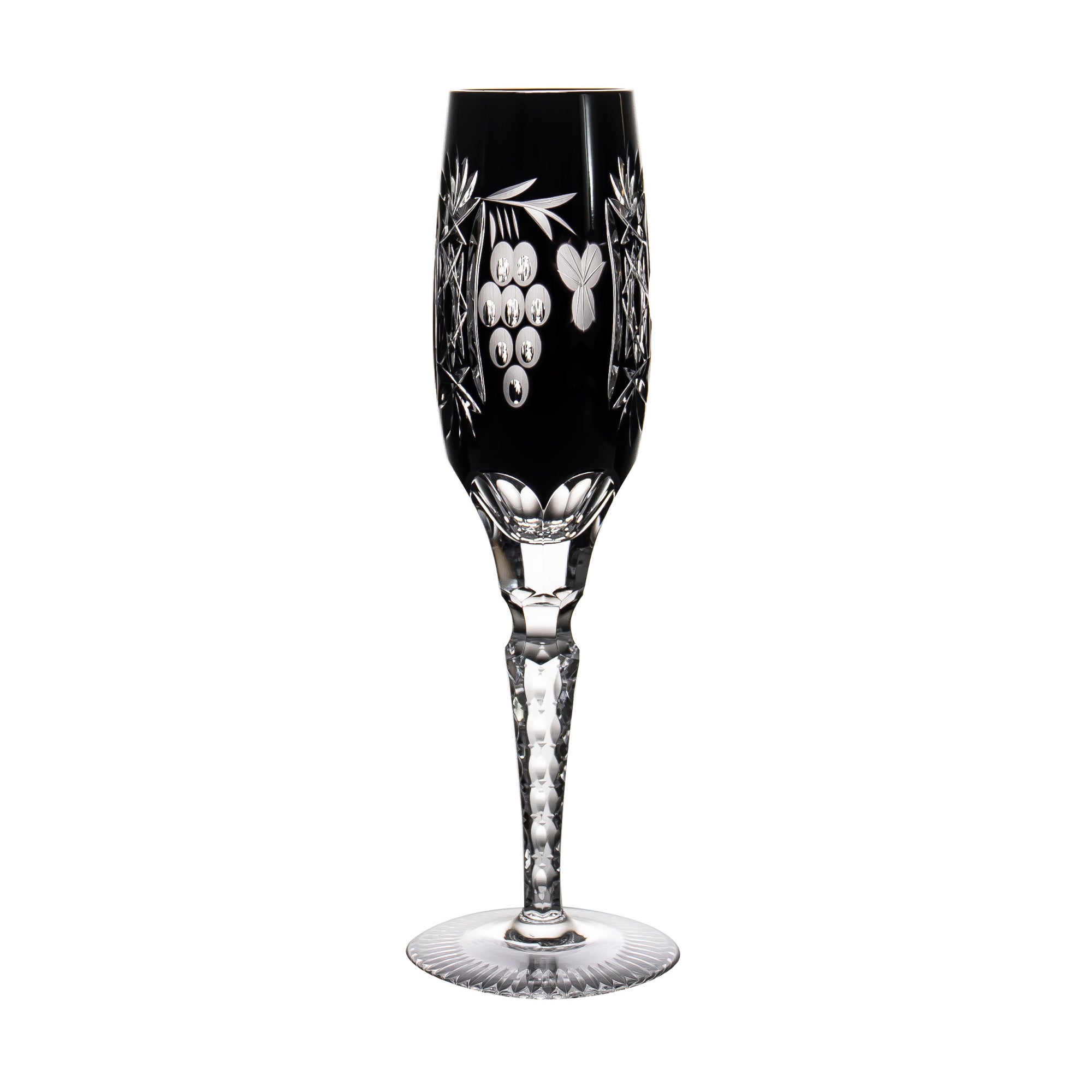 Marsala Black Champagne Flute