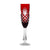 Fabergé Odessa Ruby Red Champagne Flute 1st Edition