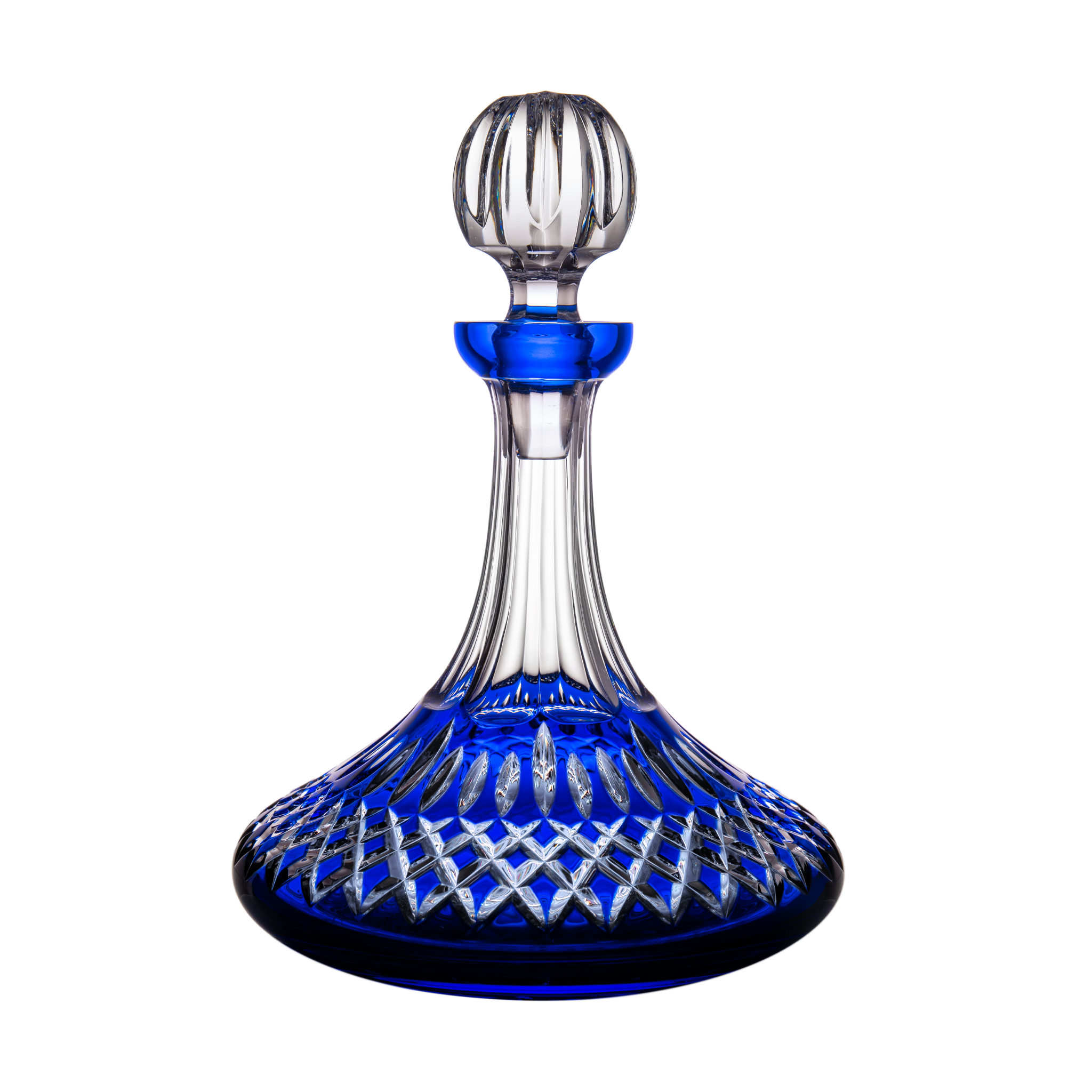 Waterford Lismore Blue Decanter 23.7 oz - Ajka Crystal