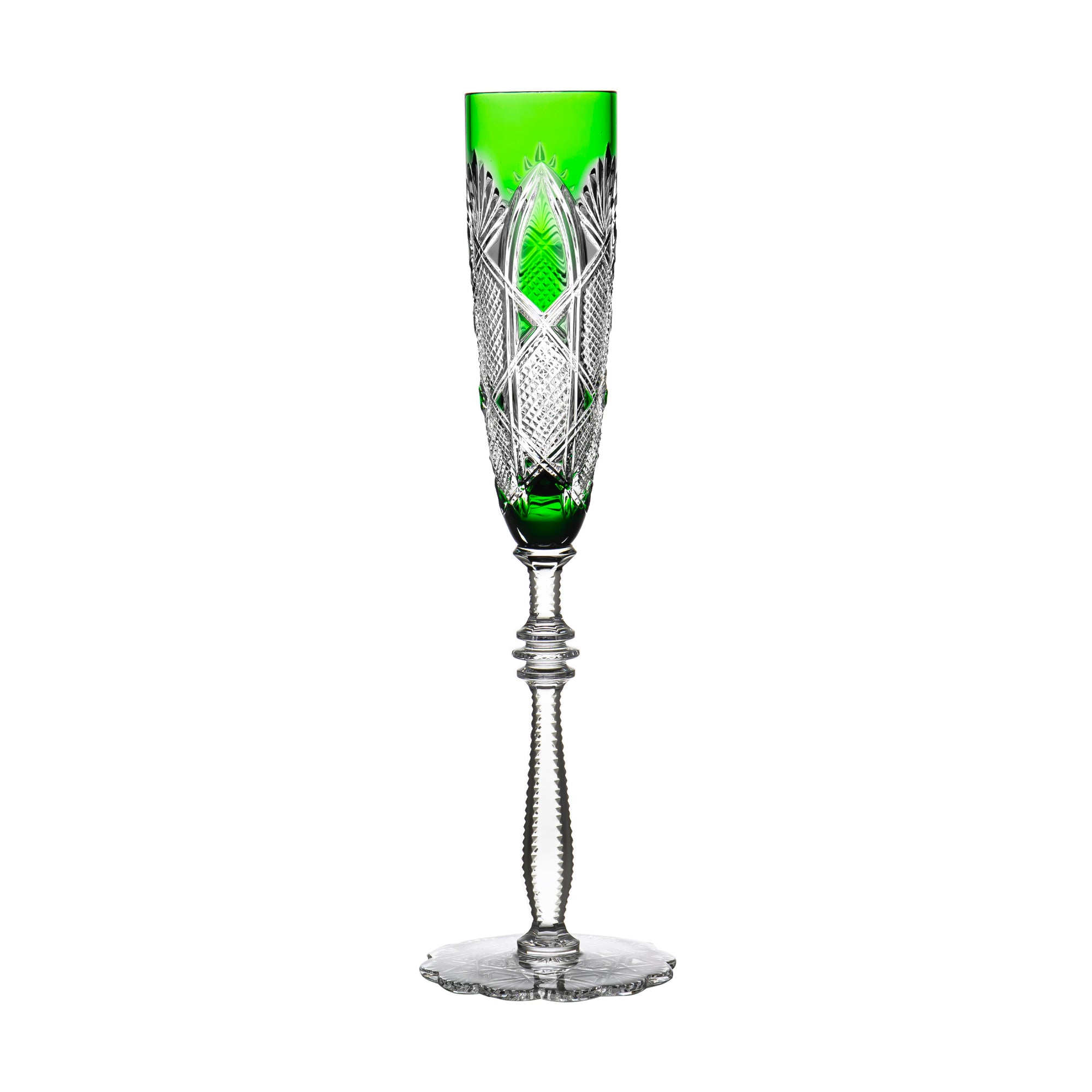 Fabergé Czar Imperial Green Champagne Flute