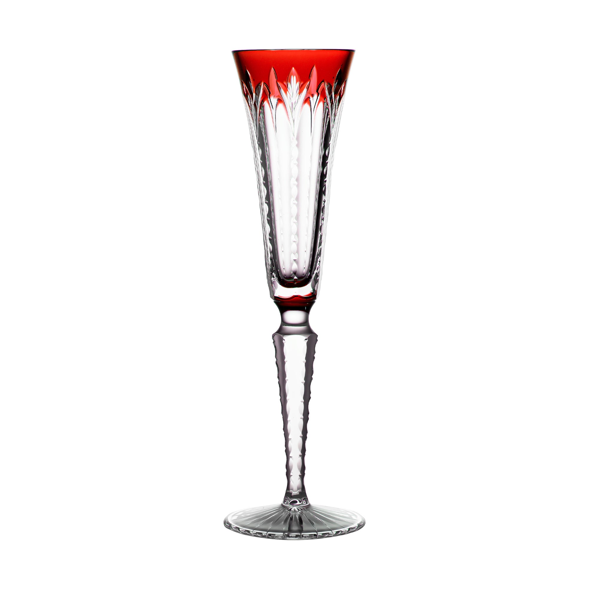 Fabergé Grand Palais Ruby Red Champagne Flute