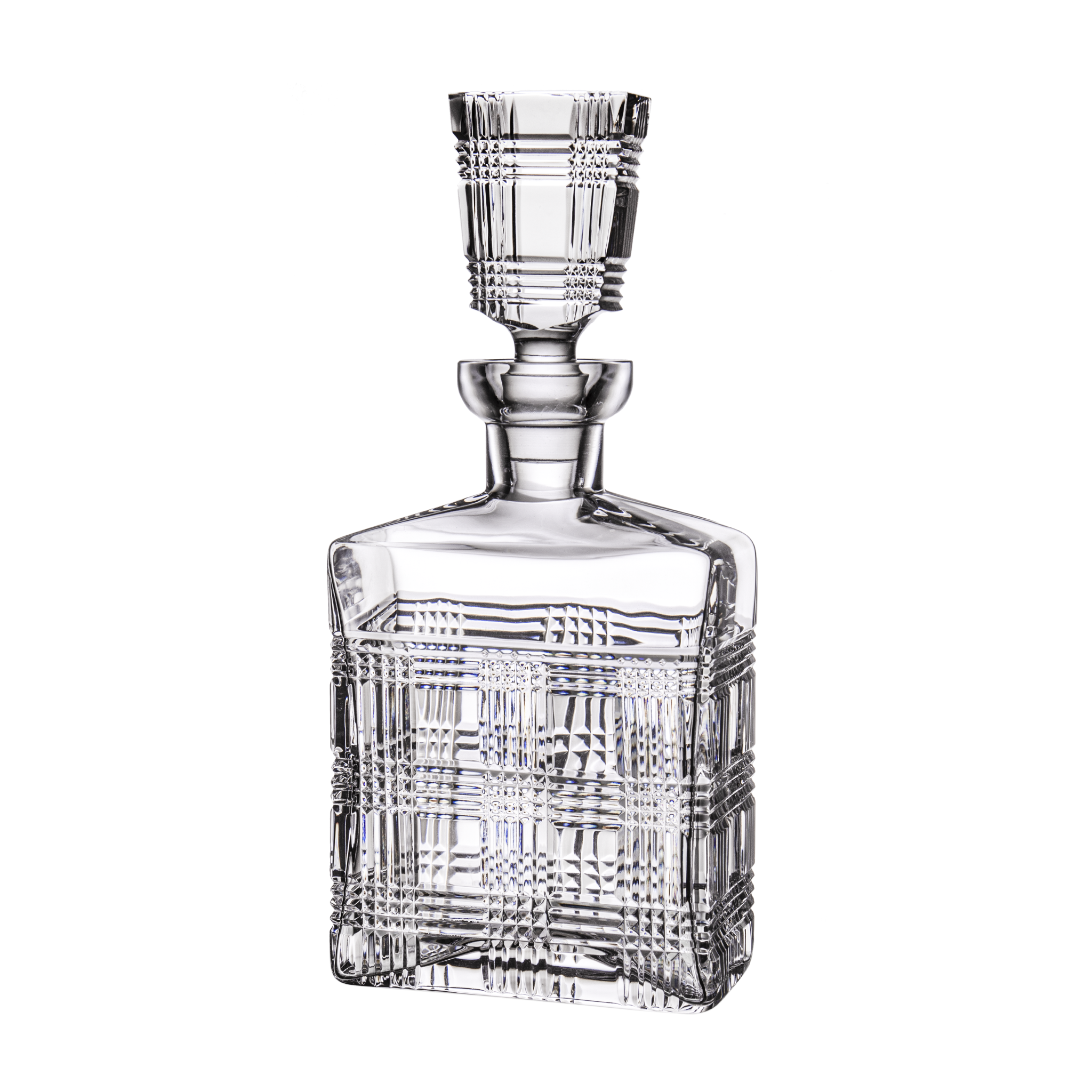 Ralph Lauren クリスタルデキャンタ Ralph Lauren Glen Plaid Decanter 25.4 oz - Ajka Crystal