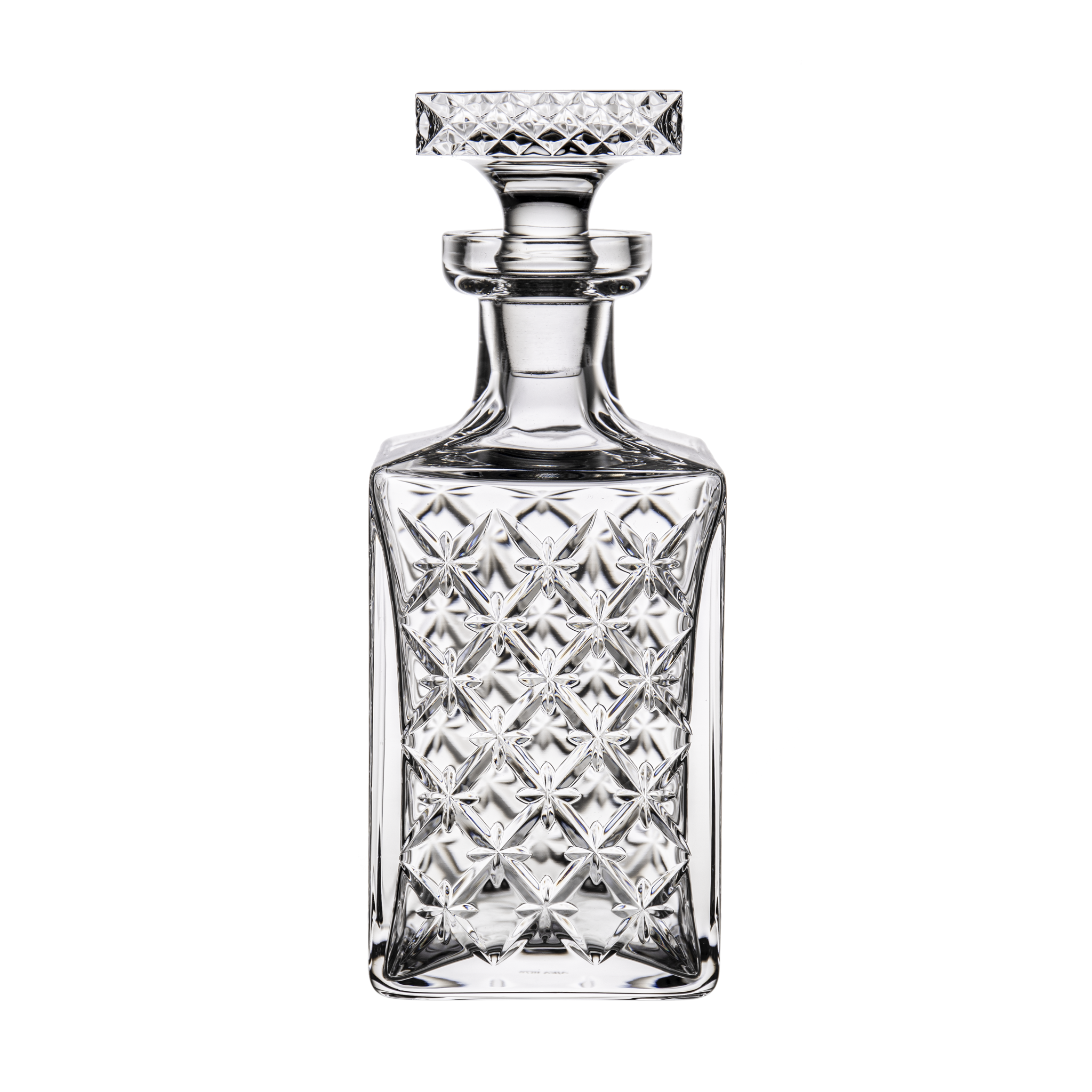 Stars Decanter 20.3 oz - Ajka Crystal