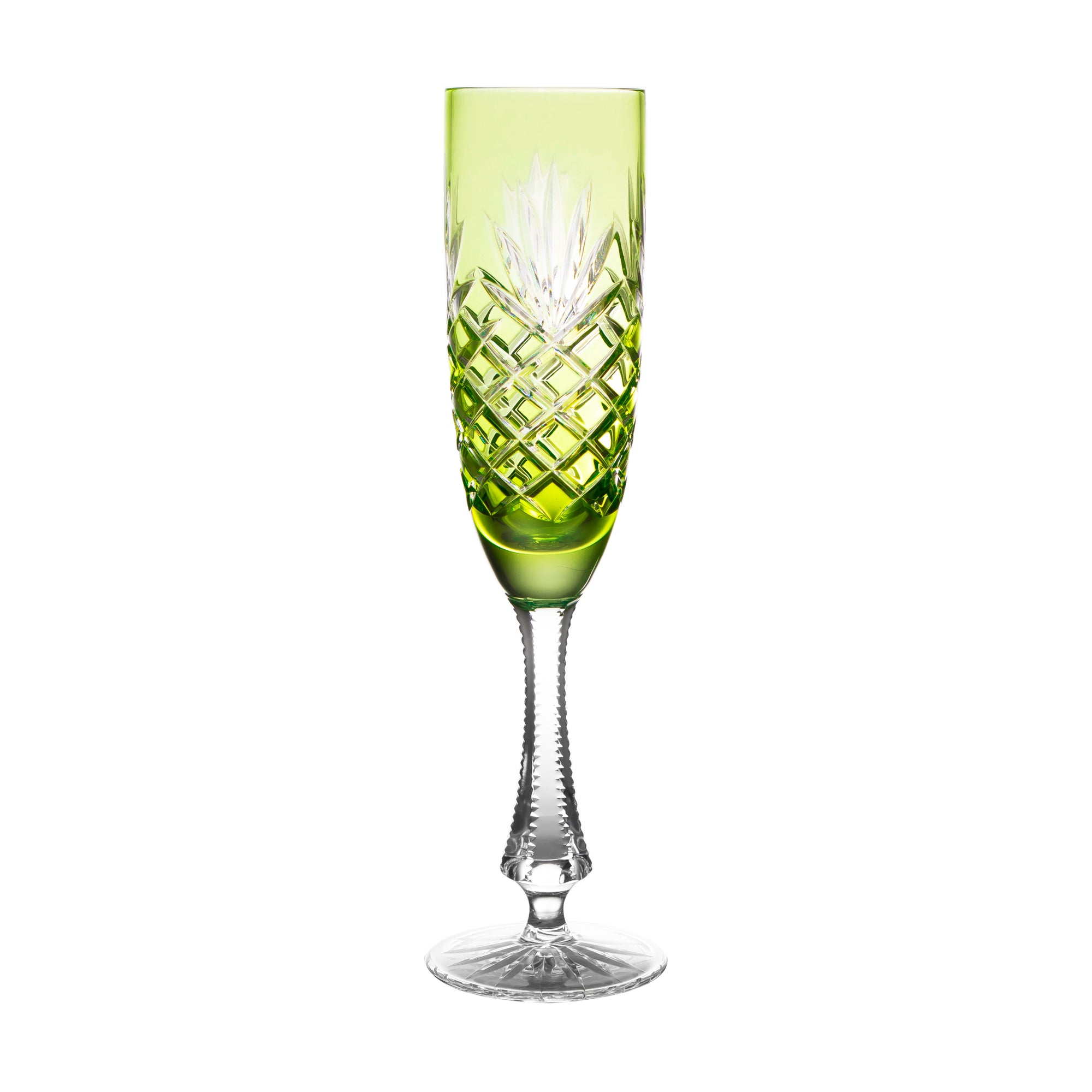 Fabergé Odessa Light Green Champagne Flute 1st Edition