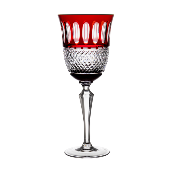 Colleen Encore Ruby Red Water Goblet 3rd Edition - Ajka Crystal