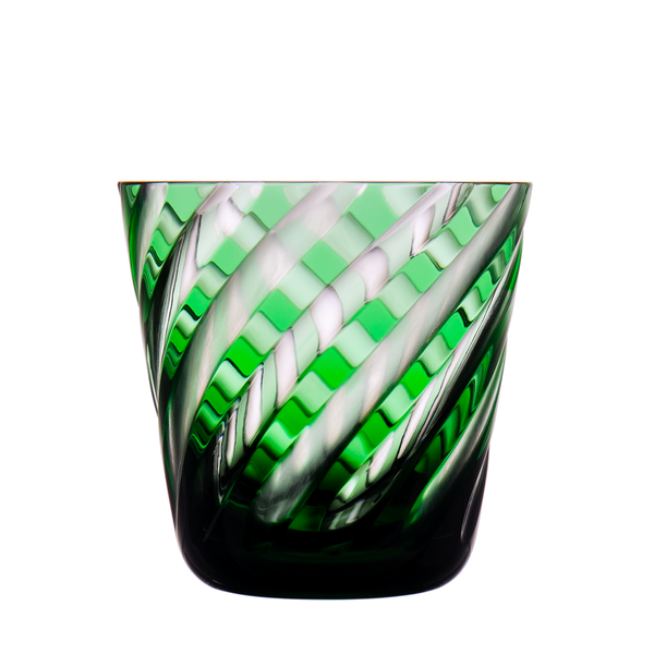 Rotter Glas Nemo Green Old Fashioned - Ajka Crystal