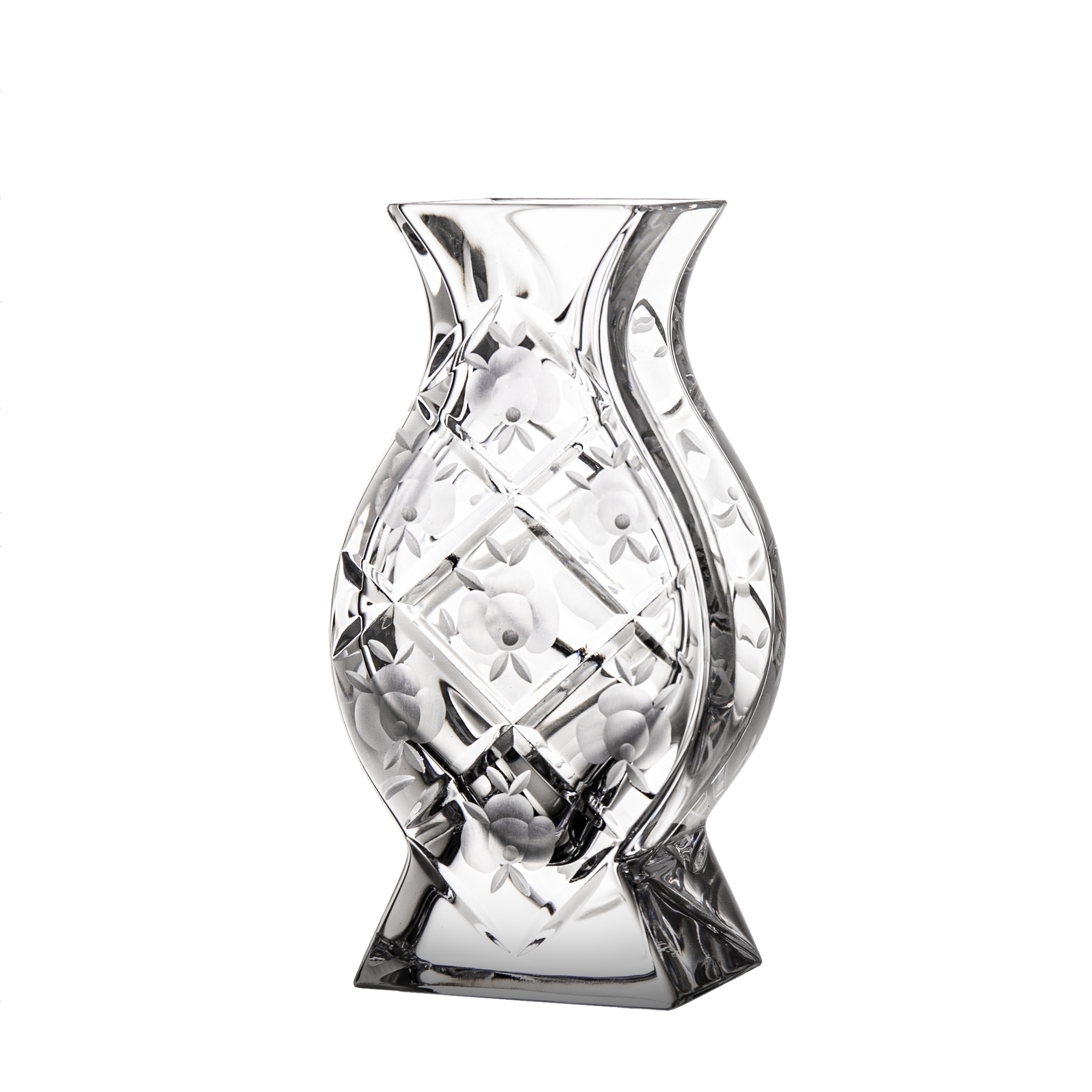 法贝热加冕花瓶4.7 in - Ajka Crystal