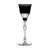 Birks Crystal Sophie Black Small Wine Glass