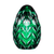 Easter Green Egg Paperweight 3.9 in
