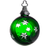 Waterford Annual Ornament ‘2006 Shamrock’ Green Bauble 2.9 in