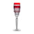 Clarendon Ruby Red Champagne Flute