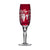 Marsala Ruby Red Champagne Flute