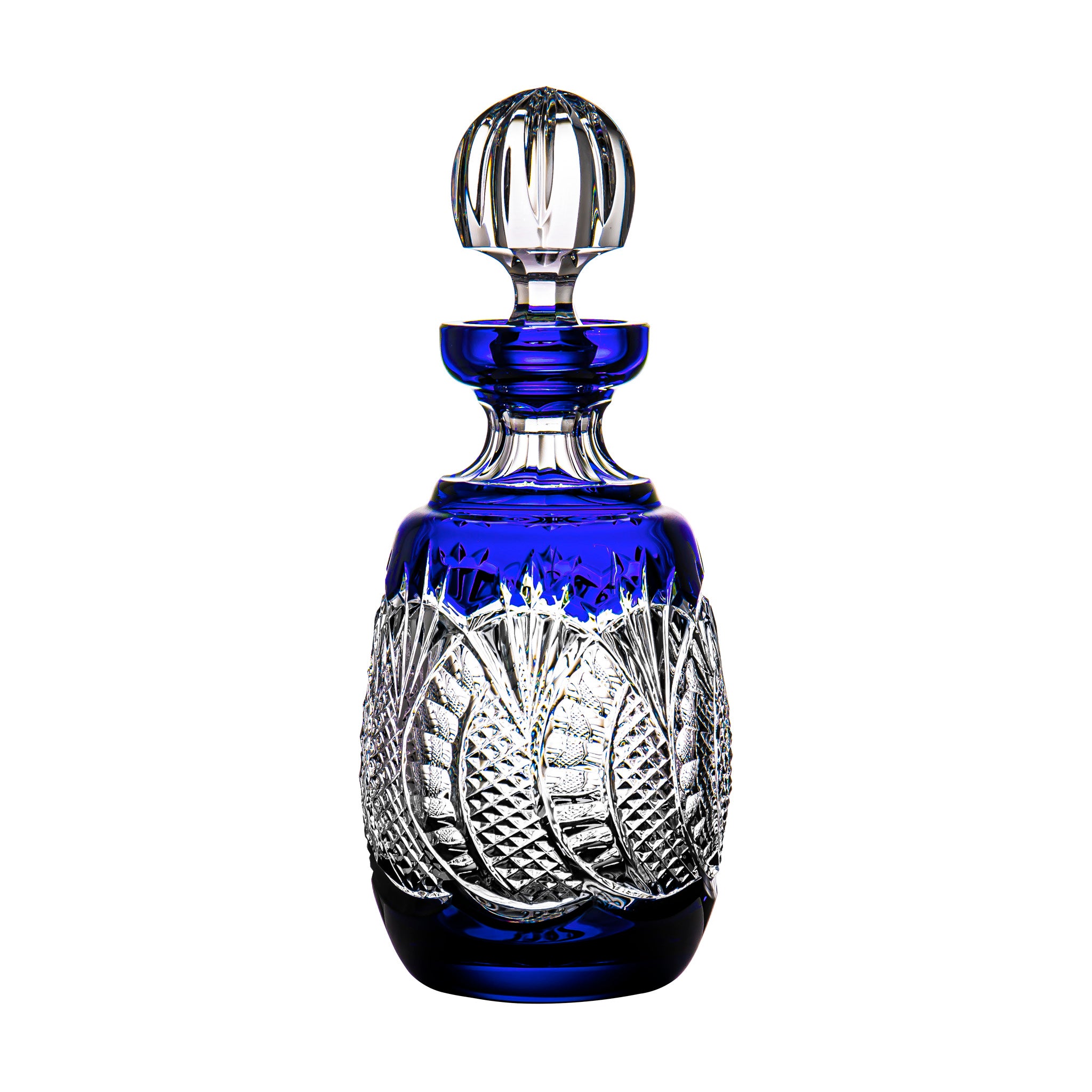 Waterford Seahorse Blue Decanter 23.7 oz - Ajka Crystal