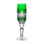 Cleanthe Green Champagne Flute
