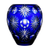 Snowflake Dreams Blue Vase 6.9 in