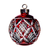 Waterford Annual Ornament ‘2015’ Ruby Red Bauble 2.9 in