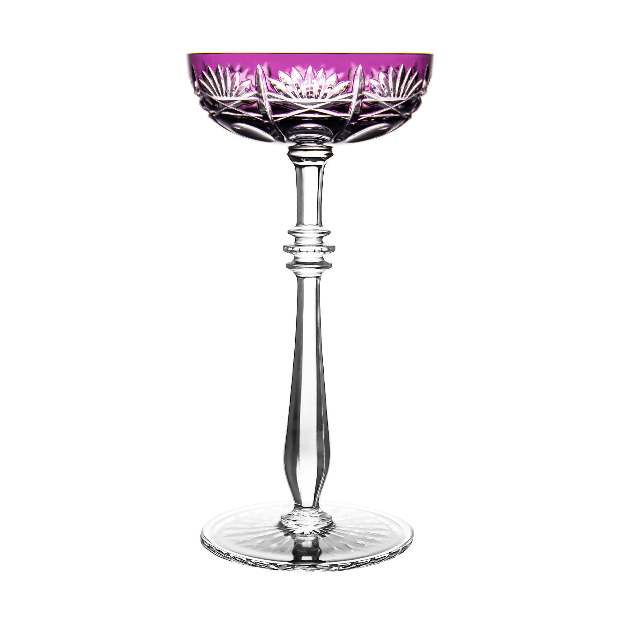 Fabergé Czar Bellagio Purple Champagne Coupe