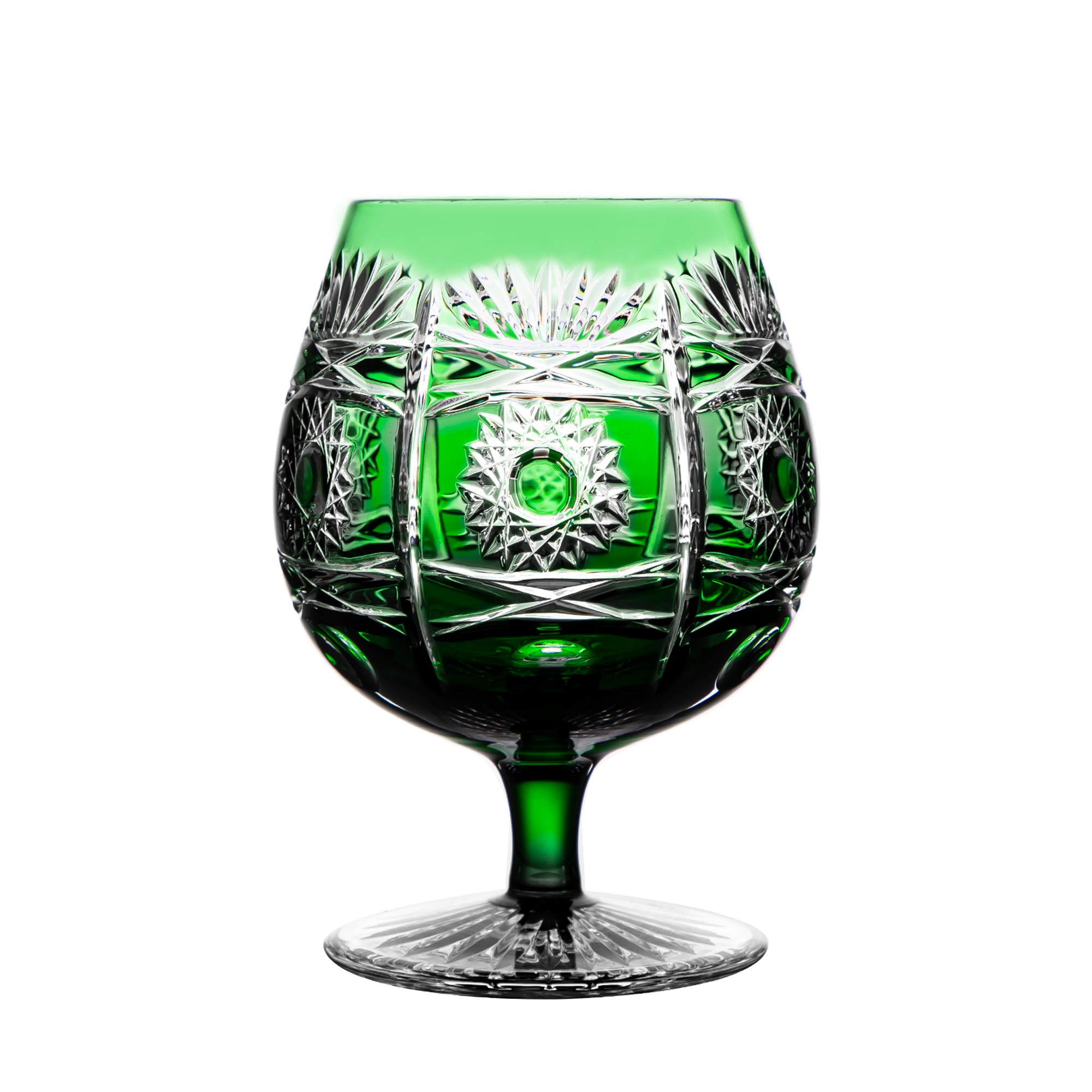 Fabergé Czar Bellagio Green Brandy Glass