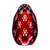 Easter Ruby Red Egg Paperweight 3.9 in