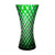 Stars Green Vase 11.8 in