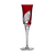 Fabergé Plume Ruby Red Champagne Flute