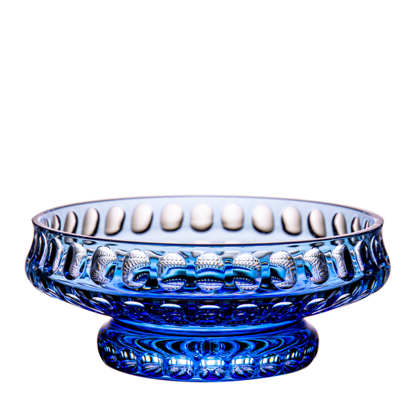 送料無料 店舗 Bowl Small Blue Light Azure 6.3 Crystal Ajka - in 指輪・リング