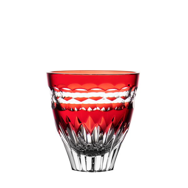 Fabergé Na Zdorovye Ruby Red Martini Glass - Ajka Crystal