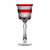 Cristal de Paris Deauville Ruby Red Water Goblet