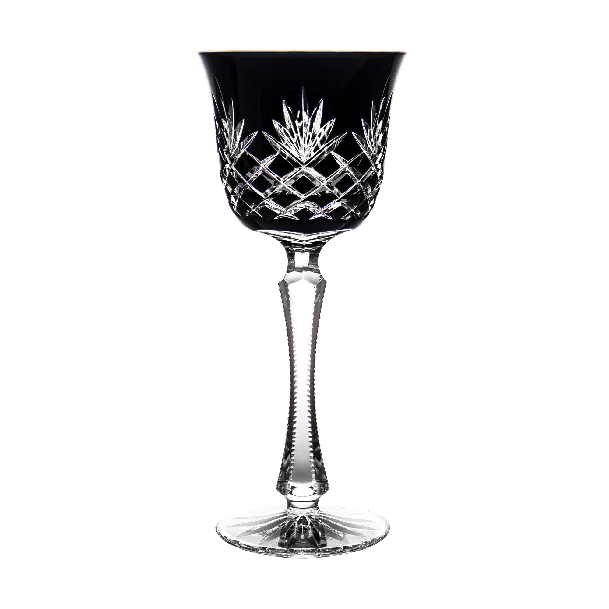 Fabergé Odessa Black Large Wine Glass 1st Edition