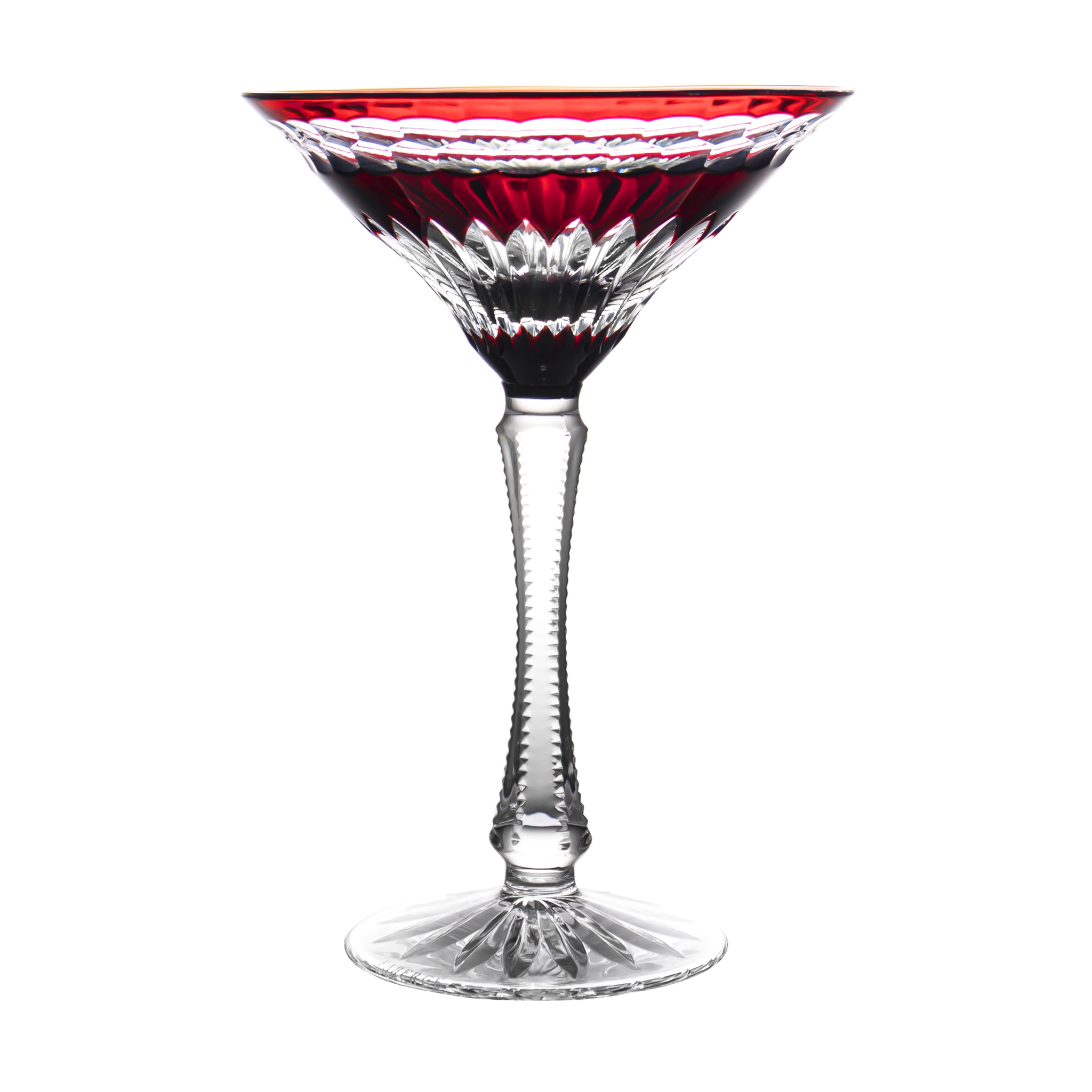 Fabergé Odessa Ruby Red Small Wine Glass 2nd Edition - Ajka Crystal