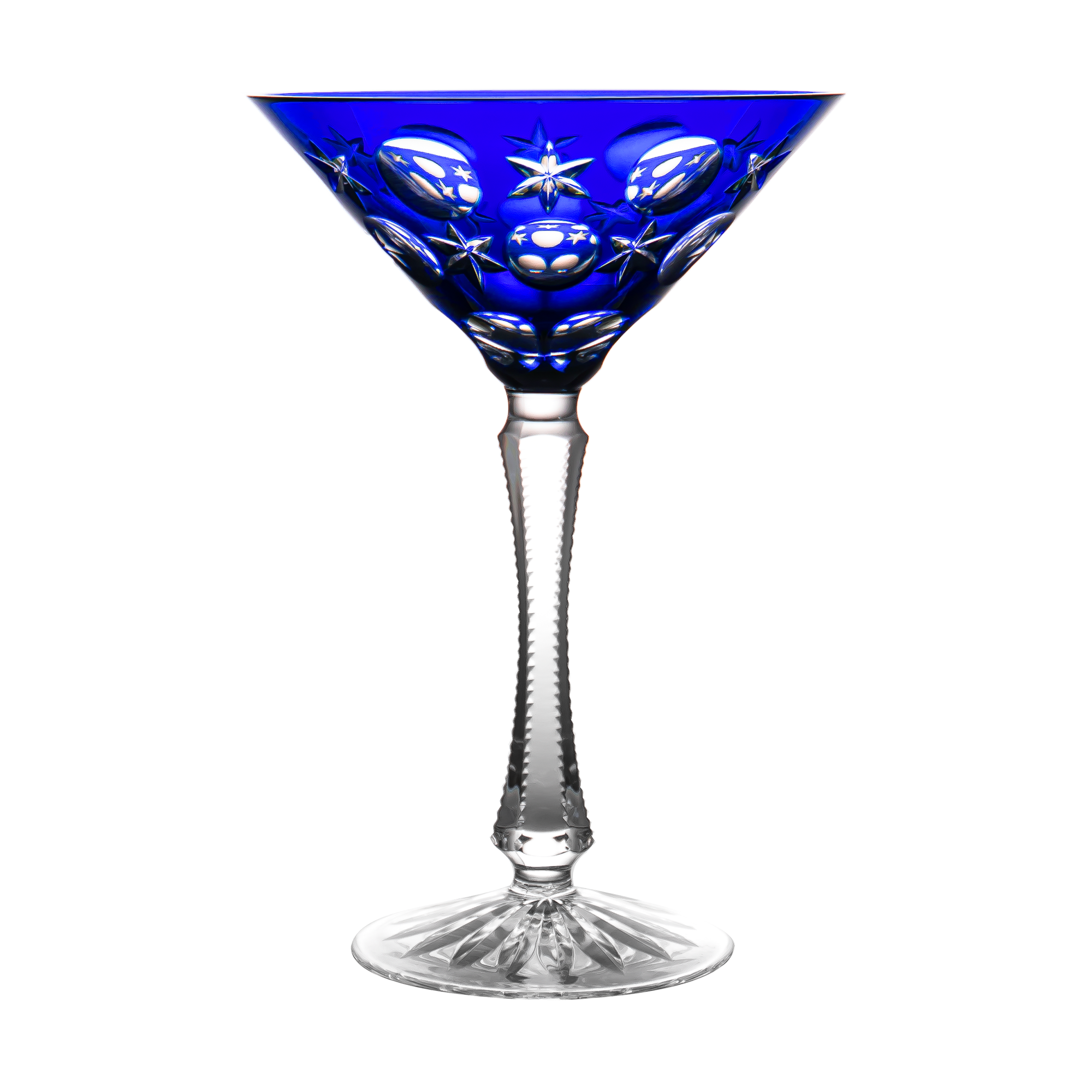 Fabergé Na Zdorovye Blue Martini Glass
