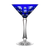 Fabergé Na Zdorovye Blue Martini Glass
