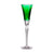 Castille Green Champagne Flute