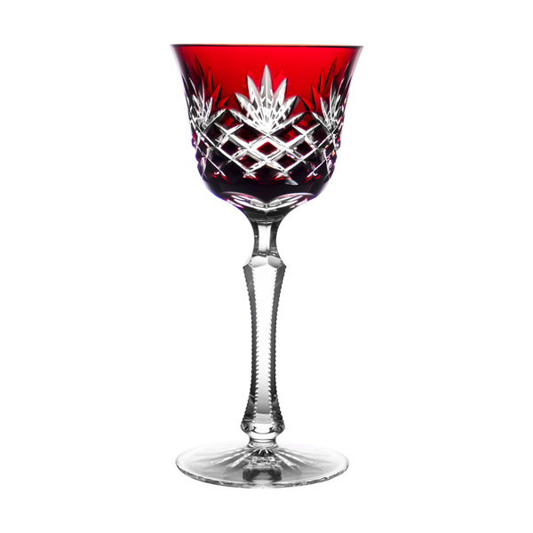 Fabergé Odessa Ruby Red Small Wine Glass 1st Edition - Ajka Crystal