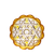 Fabergé Czar Imperial Golden Bottle Coaster 4.7 in