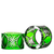 Fabergé Czar Imperial Green Napkin Ring Set of 2