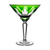 Fabergé Lausanne Green Martini Glass 1st Edition