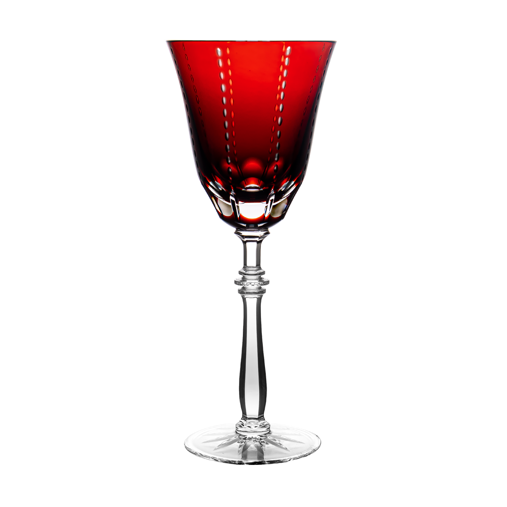 Fabergé Bristol Ruby Red Water Goblet 1st Edition