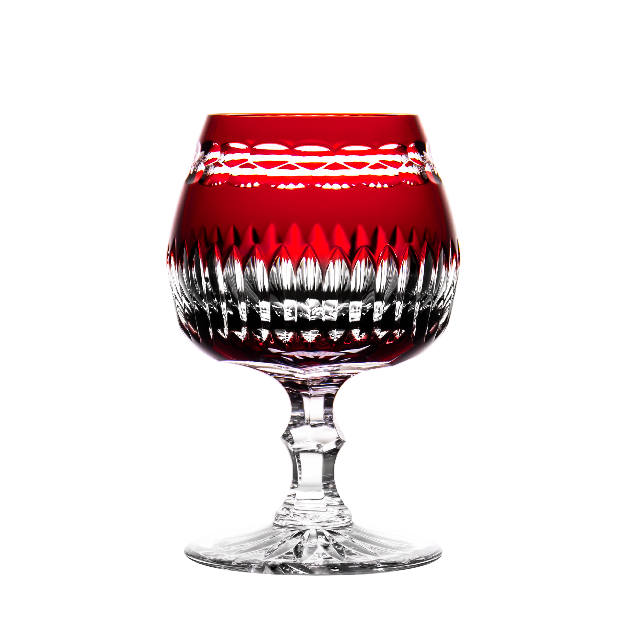 Fabergé Odessa Ruby Red Small Wine Glass 2nd Edition - Ajka Crystal